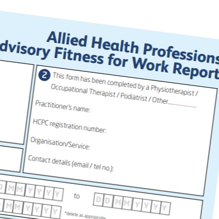 Fitness for work report